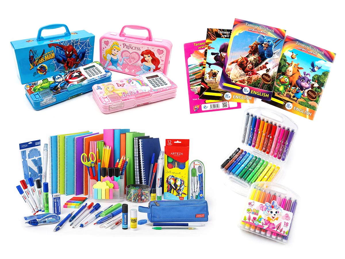 تنوع گسترده لوازم تحریر